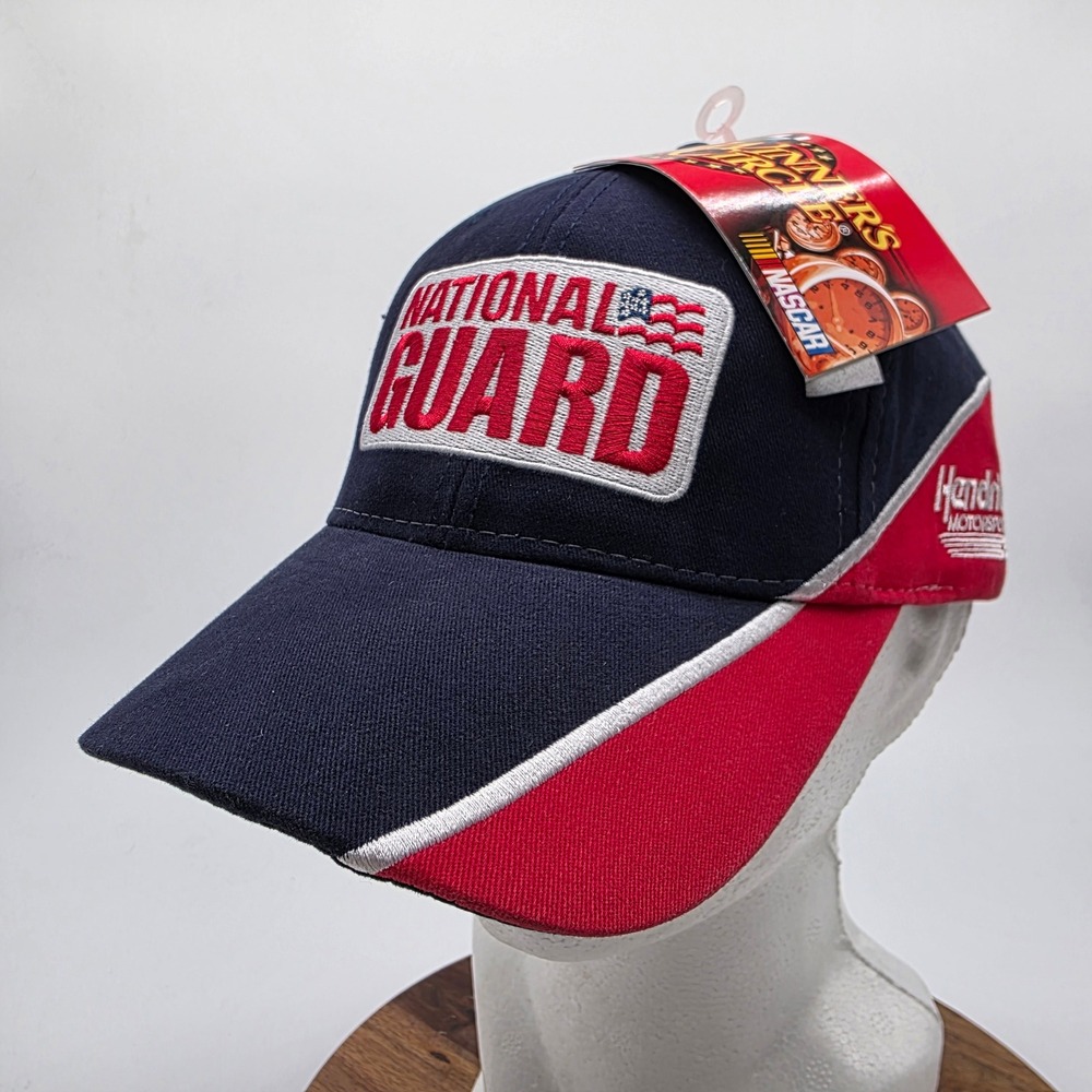 NASCAR Dale Earnhardt Jr 88 National Guard Hat Winners Circle Navy‎ Blue Red NEW